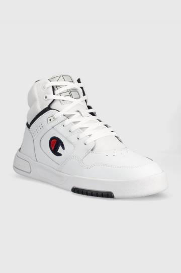 Кожаные кроссовки Champion Mid Cut Shoe Z80 цвет белый Кожаные кроссовки Champion Mid Cut Shoe Z80 цвет белый