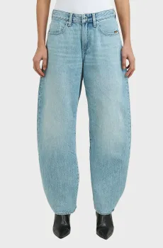 Женские голубые джинсы Barrel 3D Loose Голубой 30-32 G-Star RAW D30623,D788