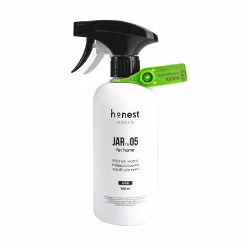 Универсальное средство для кухни Honest Products JAR No 05 For Home, 500 мл Универсальное средство для кухни Honest Products JAR No 05 For Home, 500 мл