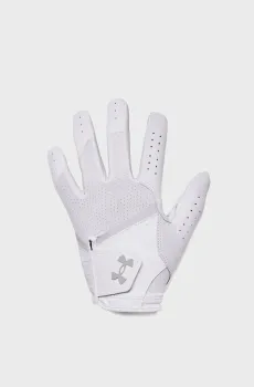Женские белые кожаные перчатки UA Women IsoChill Golf Glove Белый RMD Under Armour 1370257-100