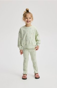 Reserved - Бавовняний комплект із принтом - блідо-зелений - 909HV-07X