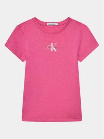 Calvin Klein Jeans Футболка Micro Monogram IG0IG01470 Рожевий Slim Fit Calvin Klein Jeans Футболка Micro Monogram IG0IG01470 Рожевий Slim Fit