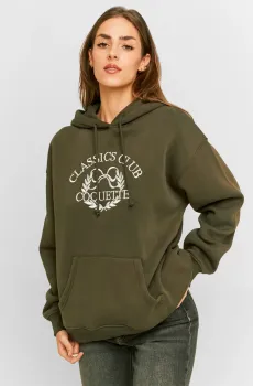 Женское зеленое худи Зеленый S Tally Weijl SSWCOALY8