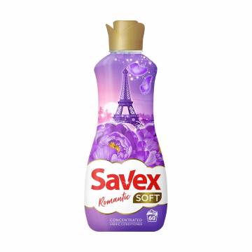 Кондиционер для тканей Savex Soft Romantic, 60 стирок, 1.5 л Кондиционер для тканей Savex Soft Romantic, 60 стирок, 1.5 л