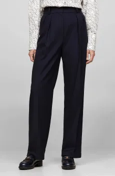 Женские темно-синие брюки MD CORE RELAXED STRAIGHT Синий XS Tommy Hilfiger WW0WW39725