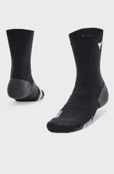 Черные носки Rock UA AD Playmaker 1pk Mid Черный 42-47.5 Under Armour 1376230-001