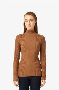 Женский коричневый свитер Коричневый 42 Lacoste AF241919K