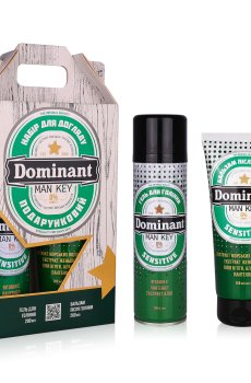 Подарочный набор для мужчин MAN KEY Dominant (гель для бритья, 200 мл + бальзам после бритья, 200 мл)