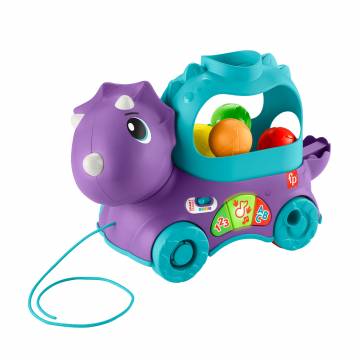 Детская игрушка-каталка Fisher-Price Веселый трицератопс, от 1 года (HNR53) Детская игрушка-каталка Fisher-Price Веселый трицератопс, от 1 года (HNR53)
