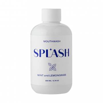 Ополаскиватель для полости рта Splash Mint And Lemongrass Moushwash со вкусом мяты и лемонграсса, 200 мл Ополаскиватель для полости рта Splash Mint And Lemongrass Moushwash со вкусом мяты и лемонграсса, 200 мл