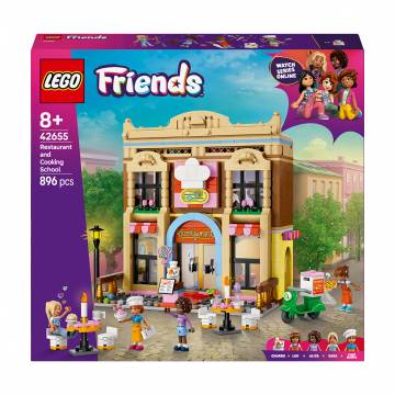 Конструктор LEGO Friends Ресторан и кулинарная школа, 896 деталей, от 8 лет (42655) Конструктор LEGO Friends Ресторан и кулинарная школа, 896 деталей, от 8 лет (42655)