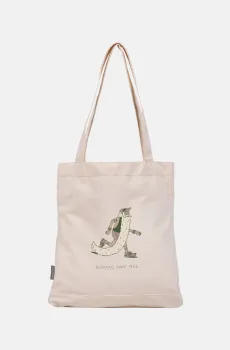 Бежевая сумка-шопер TOTE LEGACY COTTON Бежевый ONESIZE New Balance LAB51503AS1