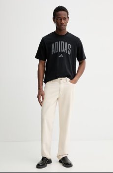 Хлопковая футболка adidas