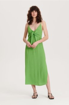 Reserved - Сукня міді з високим вмістом віскози - зелений - 1212I-77X