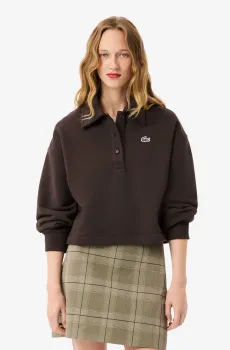 Женская коричневая толстовка. Коричневый 34 Lacoste SF5275SKB