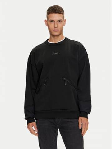 Hugo Світшот Dautumnas 50516667 Чорний Oversize Hugo Світшот Dautumnas 50516667 Чорний Oversize