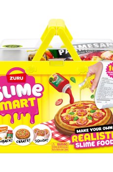 Игровой набор Slime Mart серии Shopping Basket Пицца, со слаймами, от 6 лет, 13 деталей (15905B)