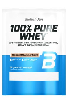Протеин BioTechUSA 100% Pure Whey Печенье с кремом, в порошке, 28 г