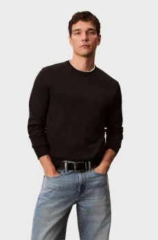 Мужской черный джемпер SUPIMA Черный L Calvin Klein LV040BM343