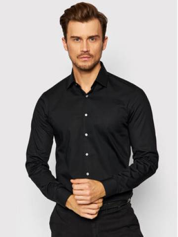 Calvin Klein Сорочка Poplin K10K108229 Чорний Slim Fit Calvin Klein Сорочка Poplin K10K108229 Чорний Slim Fit