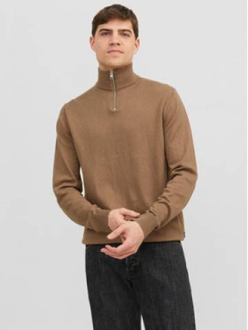 Jack&Jones Светр 12189339 Коричневий Regular Fit Jack&Jones Светр 12189339 Коричневий Regular Fit