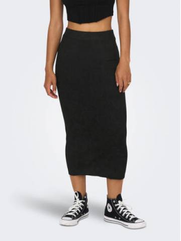 ONLY Спідниця-олівець 15294441 Чорний Regular Fit ONLY Спідниця-олівець 15294441 Чорний Regular Fit