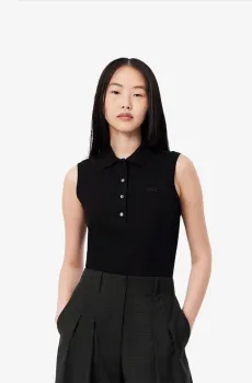 Женское черное поло Черный 36 Lacoste PF5445031