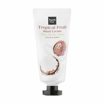 Крем для рук FarmStay Tropical Fruit Hand Cream Shea Butter с маслом ши, 50 мл Крем для рук FarmStay Tropical Fruit Hand Cream Shea Butter с маслом ши, 50 мл