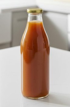 1ST TIME Transparent Glass Water Bottle - 1000 ml