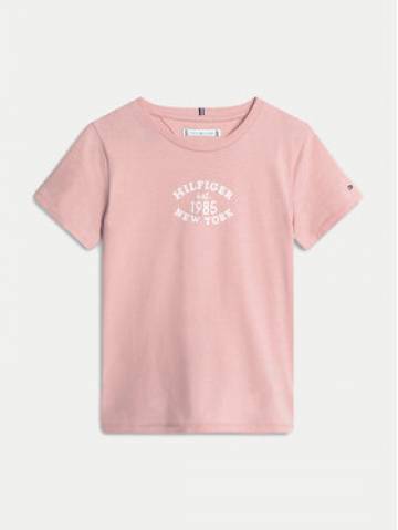Tommy Hilfiger Футболка Monotype KG0KG08061 Рожевий Regular Fit Tommy Hilfiger Футболка Monotype KG0KG08061 Рожевий Regular Fit