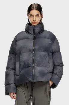 Женский темно-серый пуховик W-RAVEEL-FEM GIACCA Серый 40 Diesel A14659 0CBCS