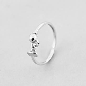 Серебряное кольцо Minimal МН-171-17 17 Серебряное кольцо Minimal МН-171-17 17