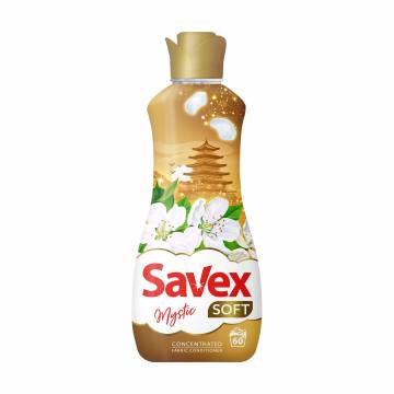 Кондиционер для тканей Savex Soft Mystic, 60 стирок, 1.5 л Кондиционер для тканей Savex Soft Mystic, 60 стирок, 1.5 л