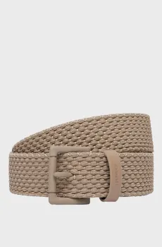 Мужской бежевый ремень Бежевый 90 HUGO 50558780;230