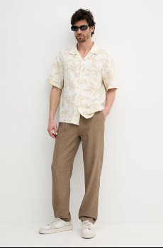 Брюки с примесью льна Lindbergh