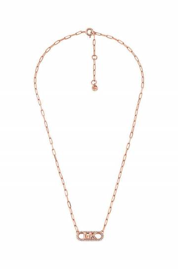 Серебряное колье с позолотой Michael Kors MKC1655CZ791 Серебряное колье с позолотой Michael Kors MKC1655CZ791