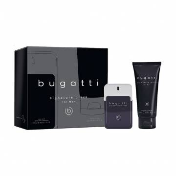 Парфюмированный набор мужской Bugatti Signature Black (туалетная вода, 100 мл + гель для душа, 200 мл) Парфюмированный набор мужской Bugatti Signature Black (туалетная вода, 100 мл + гель для душа, 200 мл)