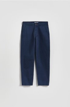 Reserved - Штани-чиноси з високим вмістом бавовни - темно-синій - 436HK-59X