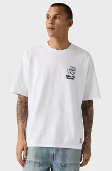 Мужская белая футболка Белый S Levi’s® 003XL;0006