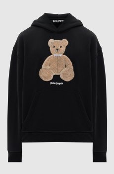Черные худи с нашивкой Bear