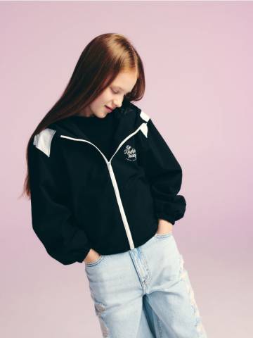 Reserved - Легка куртка з каптуром - чорний - 212EX-99X