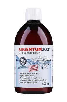 Уценка! Тоник для лица Aura Herbals Argentum200 Tonik 25 ppm Коллоидное серебро, 500 мл