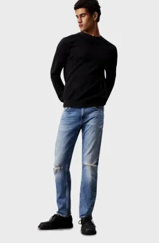 Мужские голубые джинсы AUTHENTIC STRAIGHT Голубой 36-32 Calvin Klein Jeans J30J325941