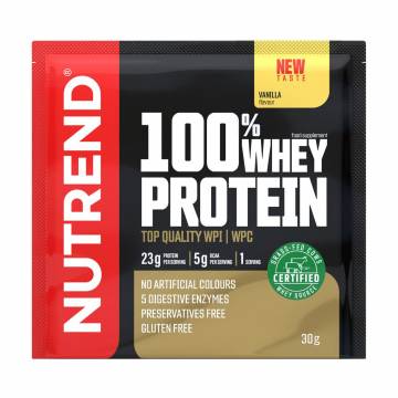 Протеин Nutrend 100% Whey Protein Ваниль, в порошке, 30 г Протеин Nutrend 100% Whey Protein Ваниль, в порошке, 30 г