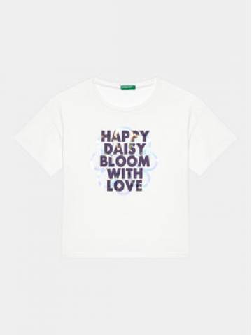 United Colors Of Benetton Футболка 3096C10I0 Білий Regular Fit United Colors Of Benetton Футболка 3096C10I0 Білий Regular Fit