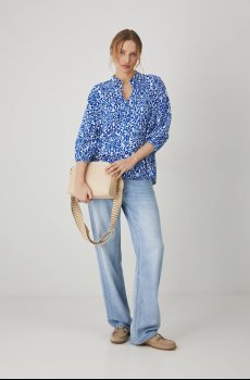 Рубашка с примесью льна Medicine