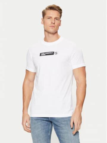 Karl Lagerfeld Jeans Футболка A1M17112 Білий Slim Fit Karl Lagerfeld Jeans Футболка A1M17112 Білий Slim Fit