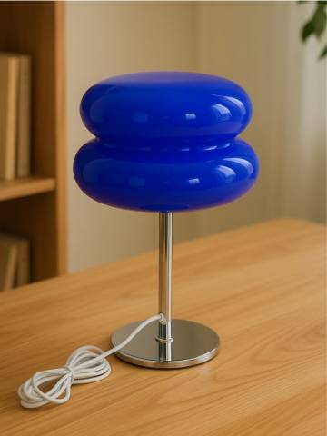 Настільна лампа - синій