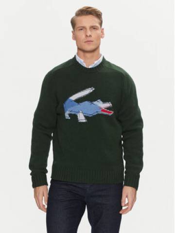 Lacoste Светр AH3145 Зелений Classic Fit Lacoste Светр AH3145 Зелений Classic Fit