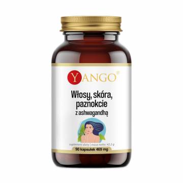 Витаминно-минеральный комплекс Yango Hair, Skin, Nails With Ashwagandha с ашвагандой, 469 мг, 90 капсул Витаминно-минеральный комплекс Yango Hair, Skin, Nails With Ashwagandha с ашвагандой, 469 мг, 90 капсул